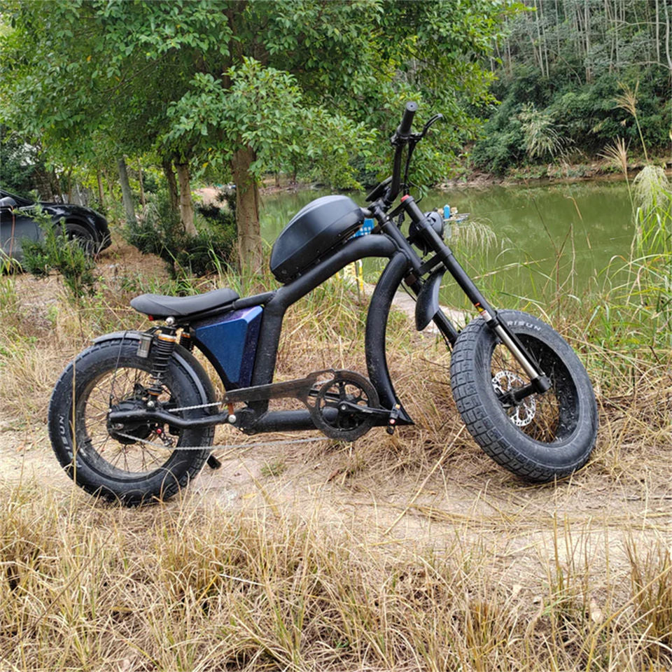 Mangosteen Chopper Electric Bike FT02 MINI 500W Motor 48V22.5AH Speed 25KM/H