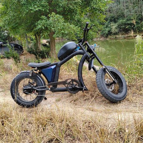 Mangosteen Chopper Electric Bike FT02 MINI 500W Motor 48V22.5AH Speed 25KM/H