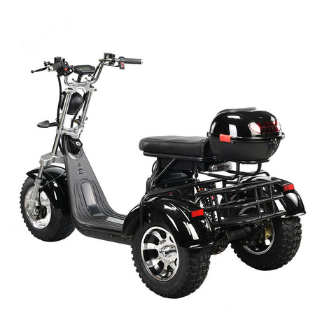 OEM ODM Custom Logo Available EHoodax 05WQ Electric Tricycle 18-Inch Fat Tire Closed Cargo Use 2000W Motor 30-50km/h 30-50km