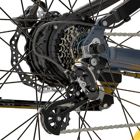 For RV700 Electric Mountain Bike Central Motor Tube Battery Electronic Digital 48V Lithium Battery 25 Speed Full