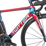 High Quality Full Internal Cables & Ultra-light Oem Carbon Road Bike Frame with 22 Gear