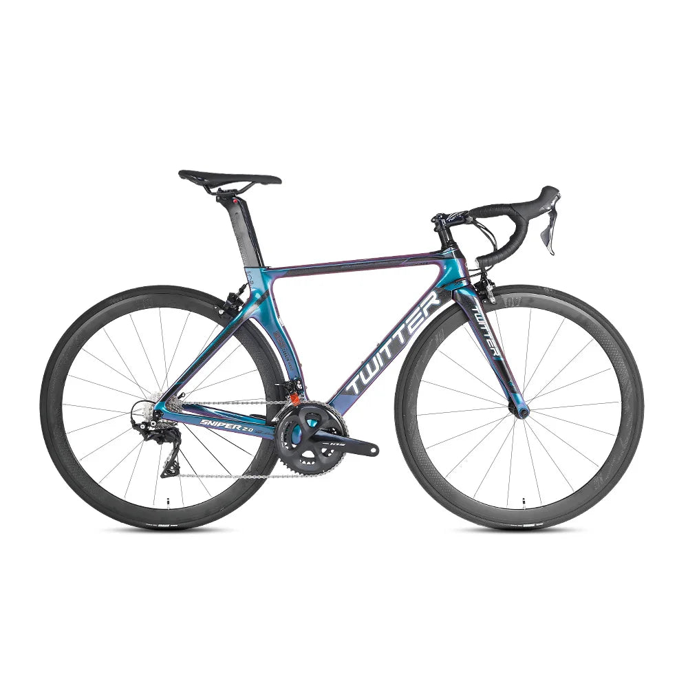 High Quality Full Internal Cables & Ultra-light Oem Carbon Road Bike Frame with 22 Gear