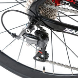 High Quality 54cm Carbon Road Bike Bicycle with Disc Thru Axle