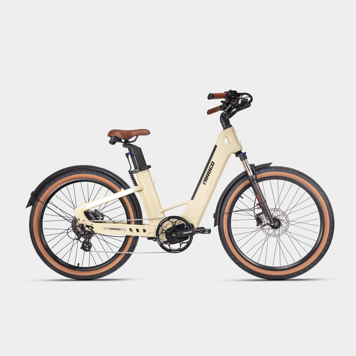 Air750 Max Double Battery Electric city bike 48V 9.6AH *2 Max Speed 25mph Gray Yellow Color Options