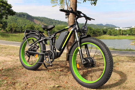 EU Stock FINDER 26 Dual Motors 1000W*2  Fat tire 26*4.0 52V 25AH battery Electric Mountain snow E-Bike