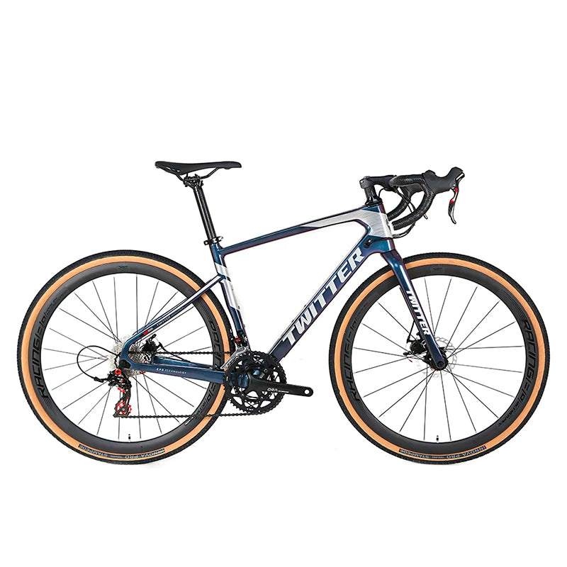 China Factory Witter Gravel Bike Carbon Road Bike 700*40C Tire Fatbike Bicycle 22speed Disc Brake Road Bike Carbon 2021 Hot Sale