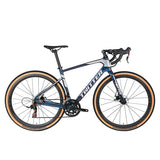 China Factory Witter Gravel Bike Carbon Road Bike 700*40C Tire Fatbike Bicycle 22speed Disc Brake Road Bike Carbon 2021 Hot Sale