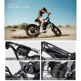 Hot Sale Good Quality 48V 750W 50km/h Fast Speed 20 Inch Fat Tire Long Range Food Delivery Electric Cargo Bike
