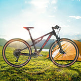 High Quality 27.5 & 29 Inch Carbon Full Suspension Downhill Mountain Bike with Disc Brake & Ordinary Pedal for Online Stores