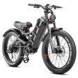 Eahora Romeo Pro Full Suspension Electric Bike Single Motor 1200W/2500W 48V 60Ah/52V 60ah 7-Speed 32Km/H Speed 70-120Km Range