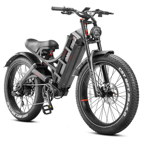 Eahora Romeo Pro Full Suspension Electric Bike Single Motor 1200W/2500W 48V 60Ah/52V 60ah 7-Speed 32Km/H Speed 70-120Km Range