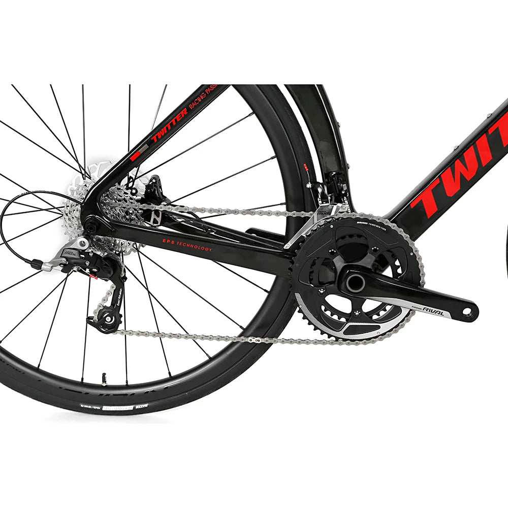 TWITTER Road Bike Thunder 30c Tyre 700c Rim T800 Carbon Fiber Adult Bike Road Bike Bicycle for Hot Sale
