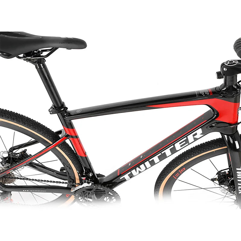 Gravel Bike 2021 China Wholesale 700c Carbon Fiber Frame Racing Gravel Hybrid Road Bike for Hot Sale