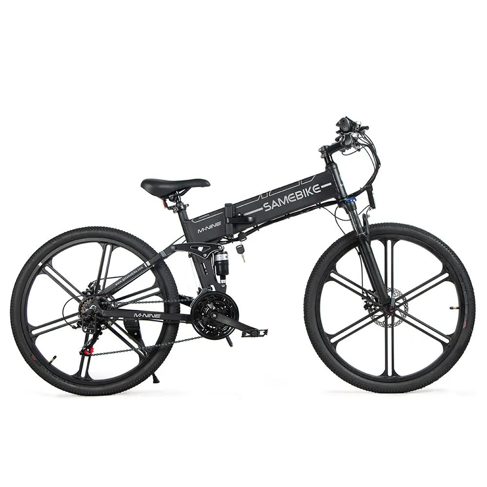 Samebike lO26-II E-Bike Offroad-Rennrad für Erwachsene 500W 26 Zoll faltbares E-Bike mit einteiligem Reifen