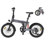 5. RAD Thunder 2 EB05 250W/10.4AH Graue Elektro fahrräder Mountainbike Faltrad