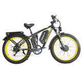 SMLRO Finder 26 V3 Electric Mountain Bike 52V25ah Dual Motor 1000W*2 Maxspeed62km/h 26*4.0 Tire 7Speed Aluminum Alloy Frame