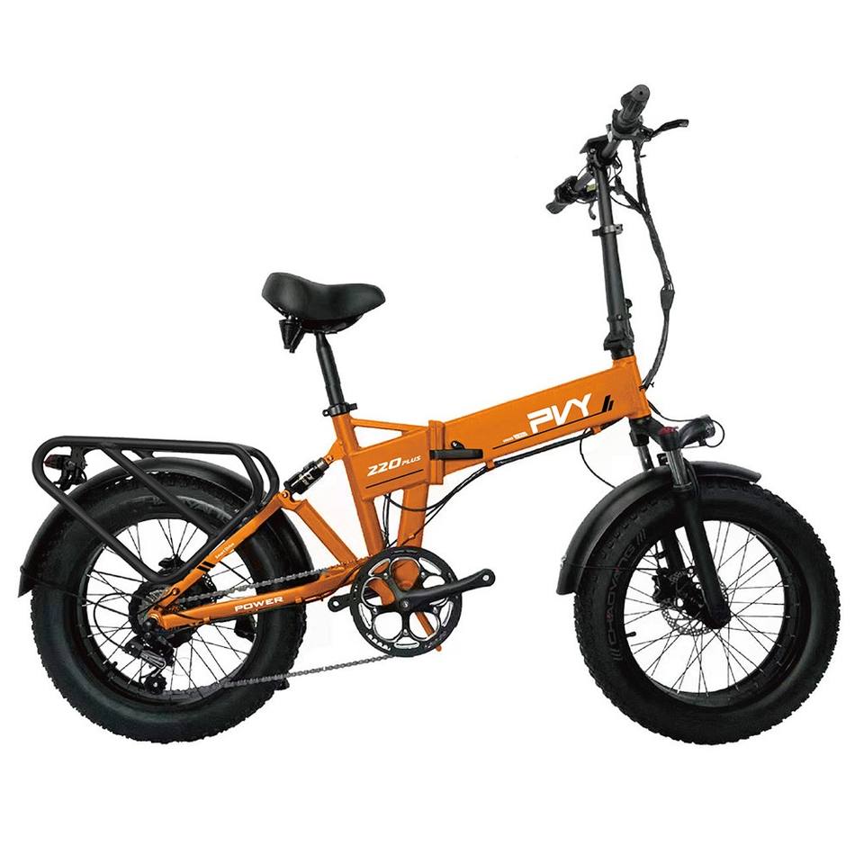 PVY Z20 Plus faltbares E-Bike, 20*4,0 Zoll dicke Reifen 1000 W Motor 50 km/h Geschwindigkeit 16,5 Ah Batterie 80-120 km Reichwei