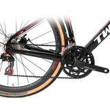 OEM 700X40C Disc Thru-axle Carbon Bicycle Frame 54cm Bicicleta Cyclocross Gravel Bike