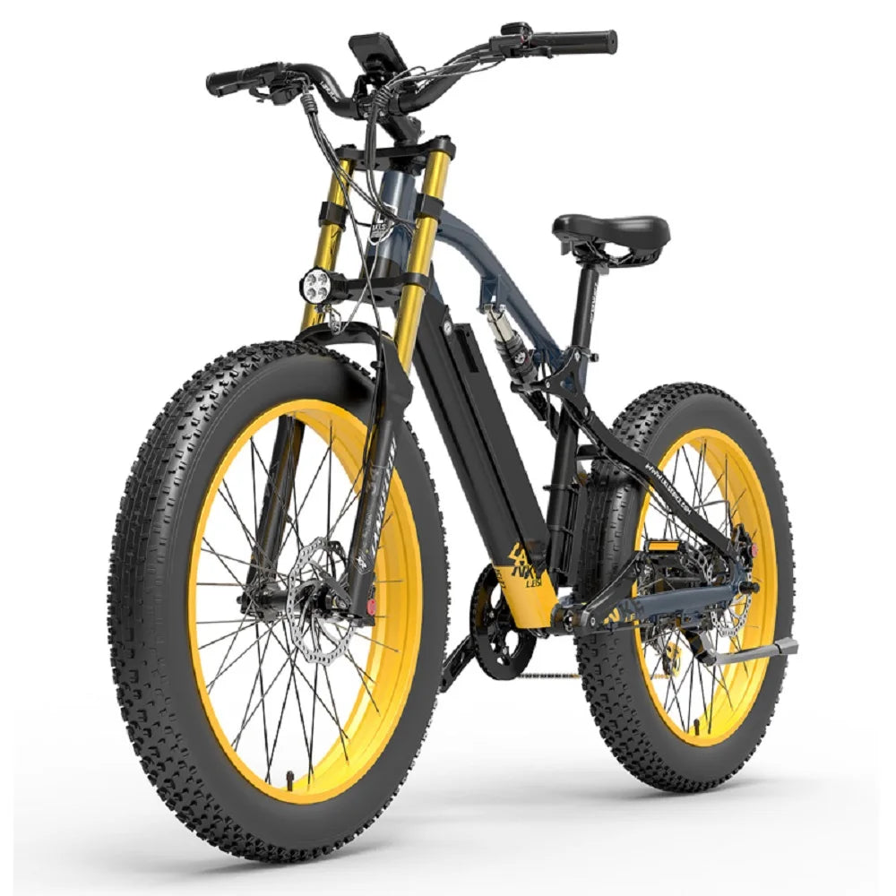 LANKELEISI RV700 Electric Smart Type Mountain Bike Central Motor EU Stock Free Fast Delivery Tube Battery Digital Smart Features