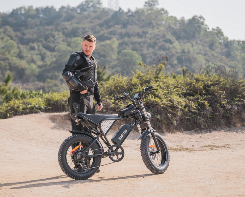 EU UK US Warehouse Q20 standard 1000W 20* 4 inch fat tires 48V 20Ah  electric bike with 36 mph top speed