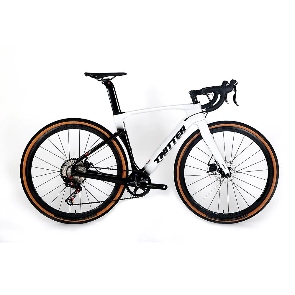 Twitter Bicicleta Gravel Bike V2 Carbon Road Bike SENSAH 12speed 700*40Cfat Road Bike Cycle for Man Bicycle Frame Roadbike