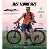 27.5 Inch 250W Electric Mountain Bike 48V 13AH Long Rang Ebike With Free Shipping for Adults