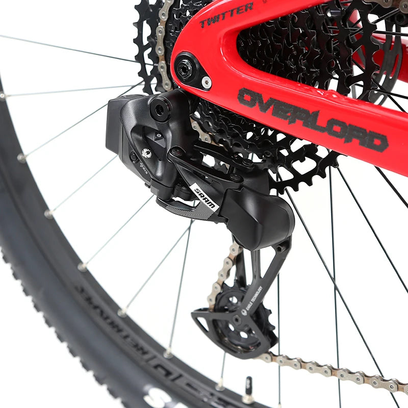 TWITTER OVERLORD Full Suspension Mtb 29er Carbon Fiber Electronic Shift Mountain Bike Dual Suspension Mtb Bike
