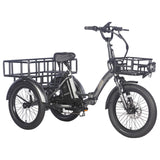 FAFREES F20 Mate 500W Motor Heavy Duty Ebike Electric Cargo Trike 180kg Capacity 110KM Range, Folding Design EU UK CN