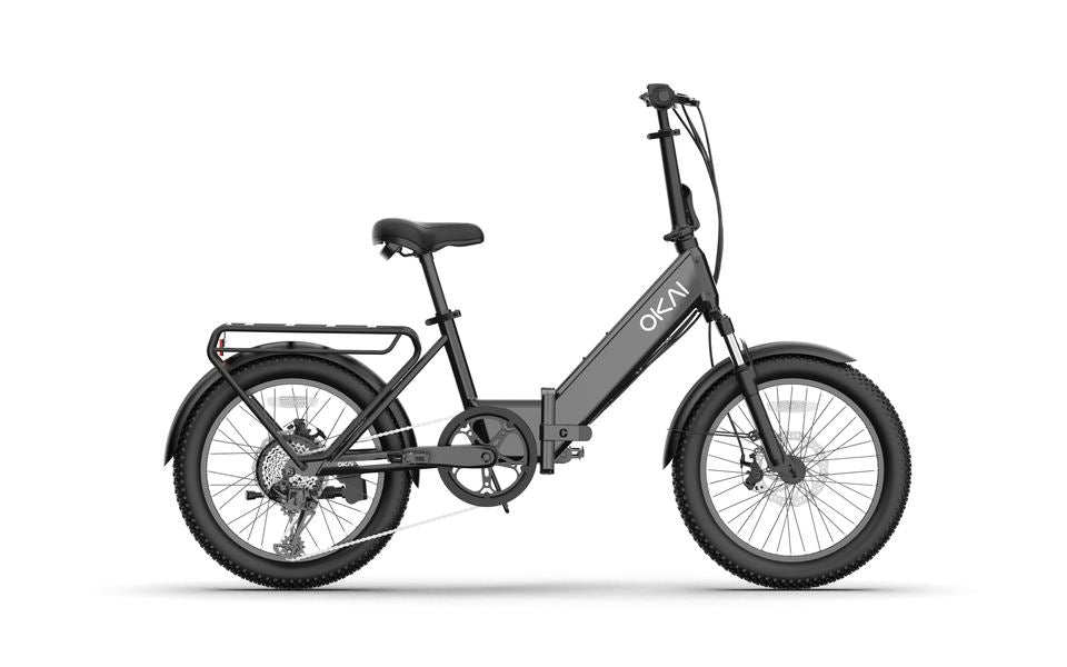 OKAI EBF10 Electric Folding Bike 250W 48V 10.4AH Tire Mini Style 36V MaxSpeed 25KM/h Range 95KM MaxLoading 120KG Dual Brake