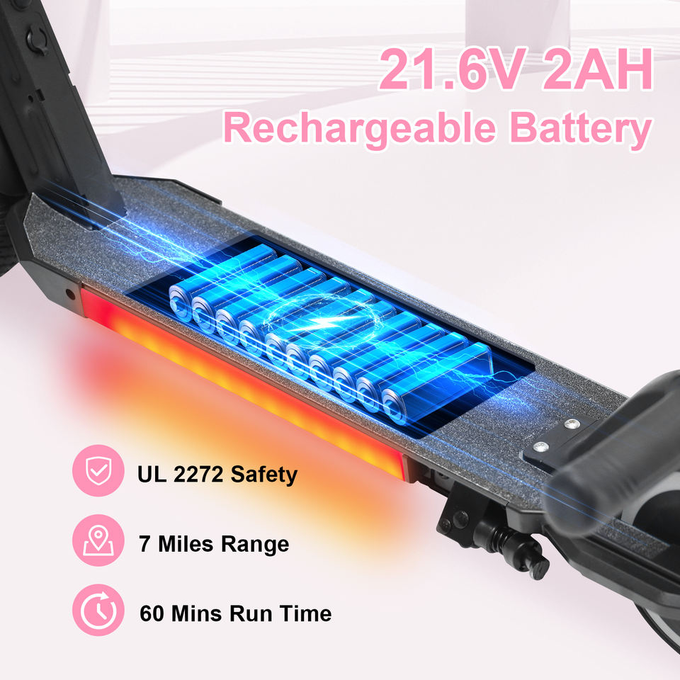 Emoko A43 Kids Scooter with 11km Range 17km/h Top Speed 6.5inch Tire 120BLS Battery 21.6V2Ah