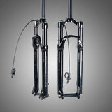 RS5  air Suspension Mtb Bike Fork Bicycle Parts Cycle Mountain Bike Forks Black 27.5/29 Inch MTB Fork Factory Wholesale