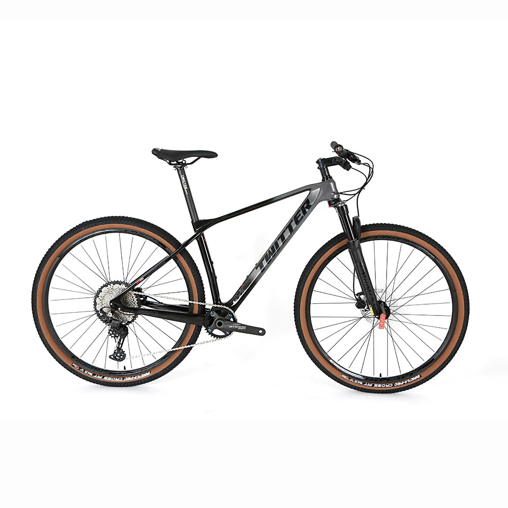 Twitter PREDATORpro  DEORE/M6100-12Speed Carbon MTB T900 Carbon Mountain Bike Carbon Fiber MTB 29inch Mountain Bike