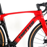Hidden Cable Handlebar Disc Brake Carbon Fiber Road Bike Bicycle  700C*40C