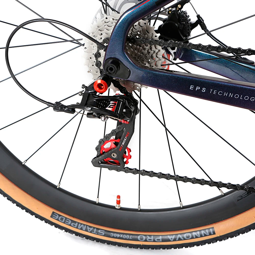 Light Weight 40C Carbon Fiber Frame  Racing 700C Road Bicycle Gravel Bike  for Sale