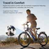 Eleglide C1 27,5 Zoll Trekking-Bike mit 250 W Ananda Mittellauf-Motor, 14,5 Ah-Batterie max 150 km