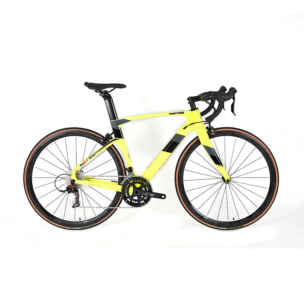 Twitter Roadbike 700c Complete Carbon Road Bike in Stock Cycle Carbon Fiber Road Racing Bike Speed 11