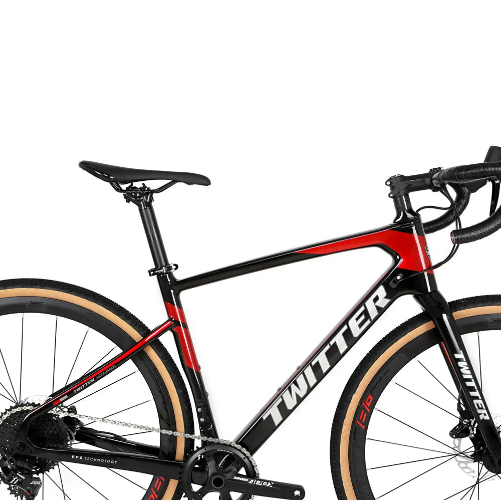 45/48/51/54CM   700C  Fat Tire Carbon Fiber Disc Brake Gravel Bike Bicicleta Road Bicycle