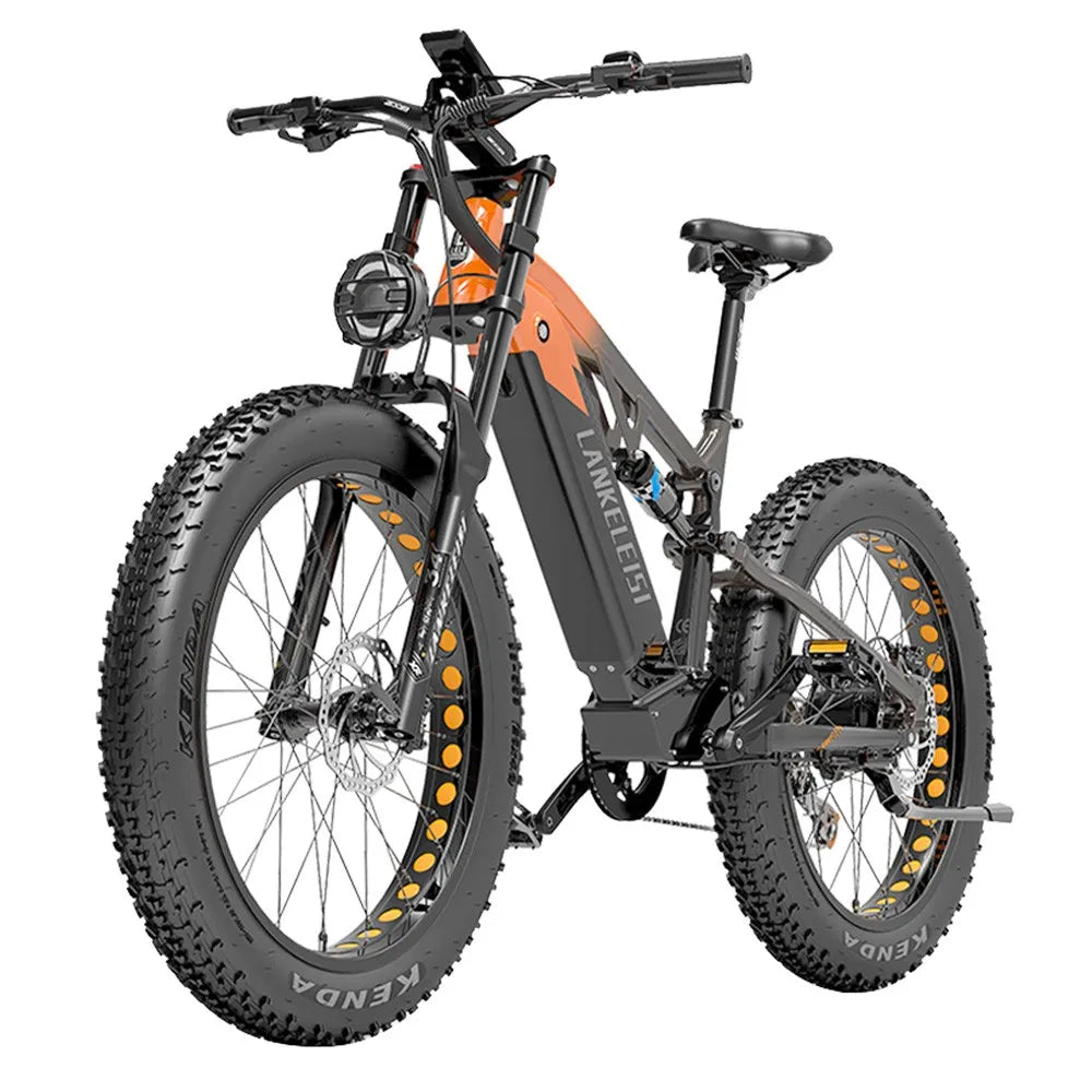 LANKELEISI RV800 Elektrofahrrad 26*4,0'' Rad 48V 750W Bafang Motor 52km/h Max. Geschwindigkeit 20Ah Batterie 120-150km Reichweit
