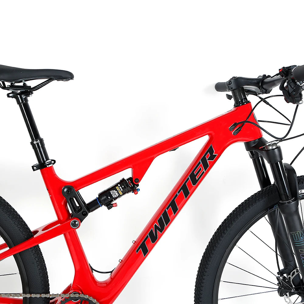 Chinese Factory Direct Selling Mtb Full Suspension Mountain Bike Hydraulic Disc Brake Carbon Frame Off-road Mountain Bike