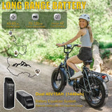 Fucare Factory Stock Gemini 20 Inch Fat Tire Long Range Electric Dirt Motorbike 48V Electric Motorcycle for Outdoor Cycling