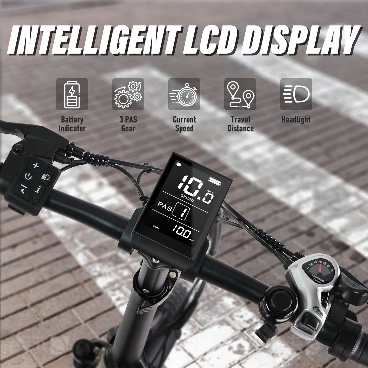 VARUN S20-1 PLUS 250W 48V 13AH Lightweight UL Certified E-Bike 4.0 Fat Tire Foldable Electric Bike for Adults