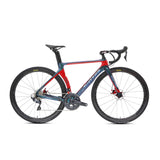 Wholesale 46-58cm Thru-axle & Disc Brake Bicycle Carbon Fiber Road Bike 700c