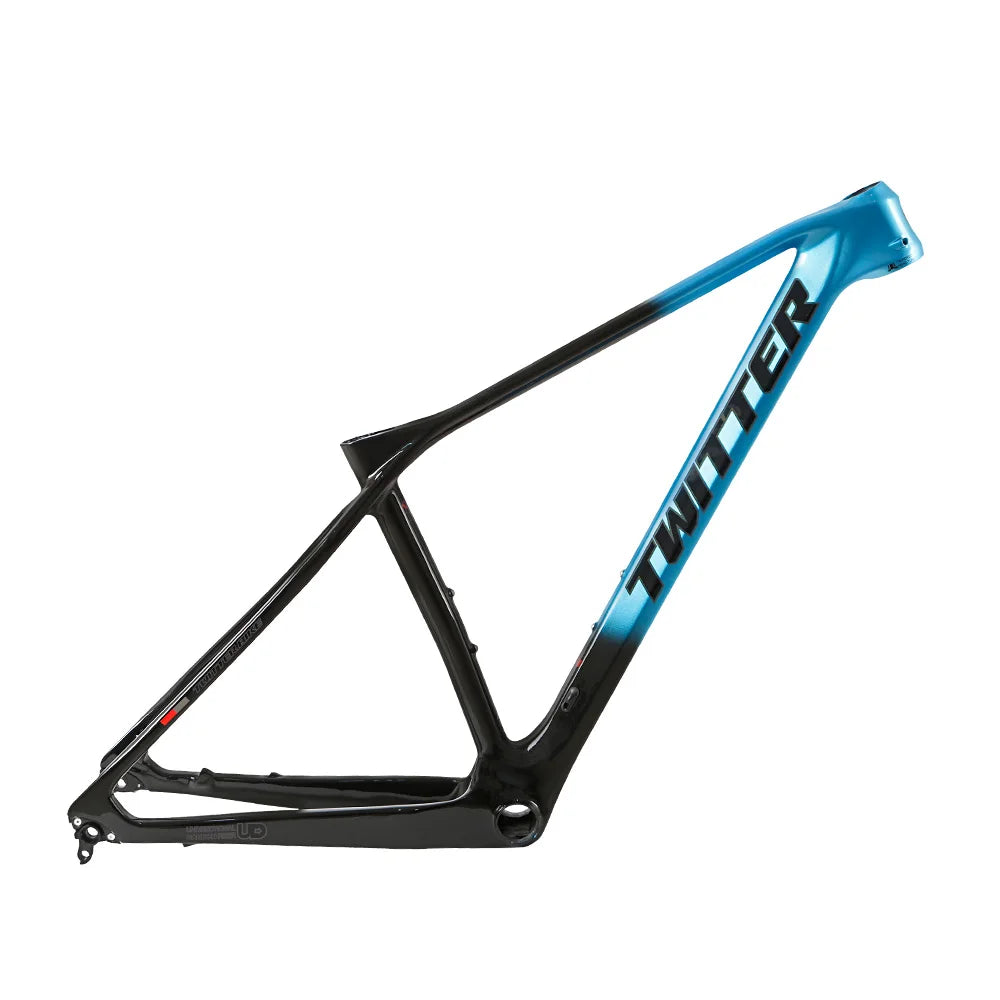 Chinese Factory Direct Mtb Bike 29 Er Mountain Bicycle Frame Bicycle Parts Thru Axle Disc Brake Carbon Frame Mountain Bike