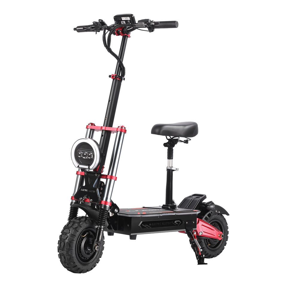 BOYUEDA S5-11 Electric Scooter 6000W Dual Motor 60V 38AH Large Battery 120KM Foldable Human Height Smart Digital Germany/Poland