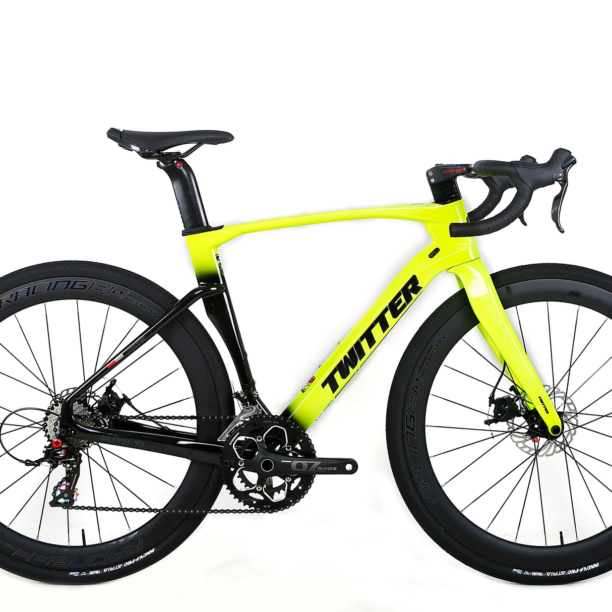 Twitter Road Bike GRAVEL V2 RS 24S Alloy Wheel aero Racing Bicycle Road Bikes 700c Carbon Fiber Bicycle