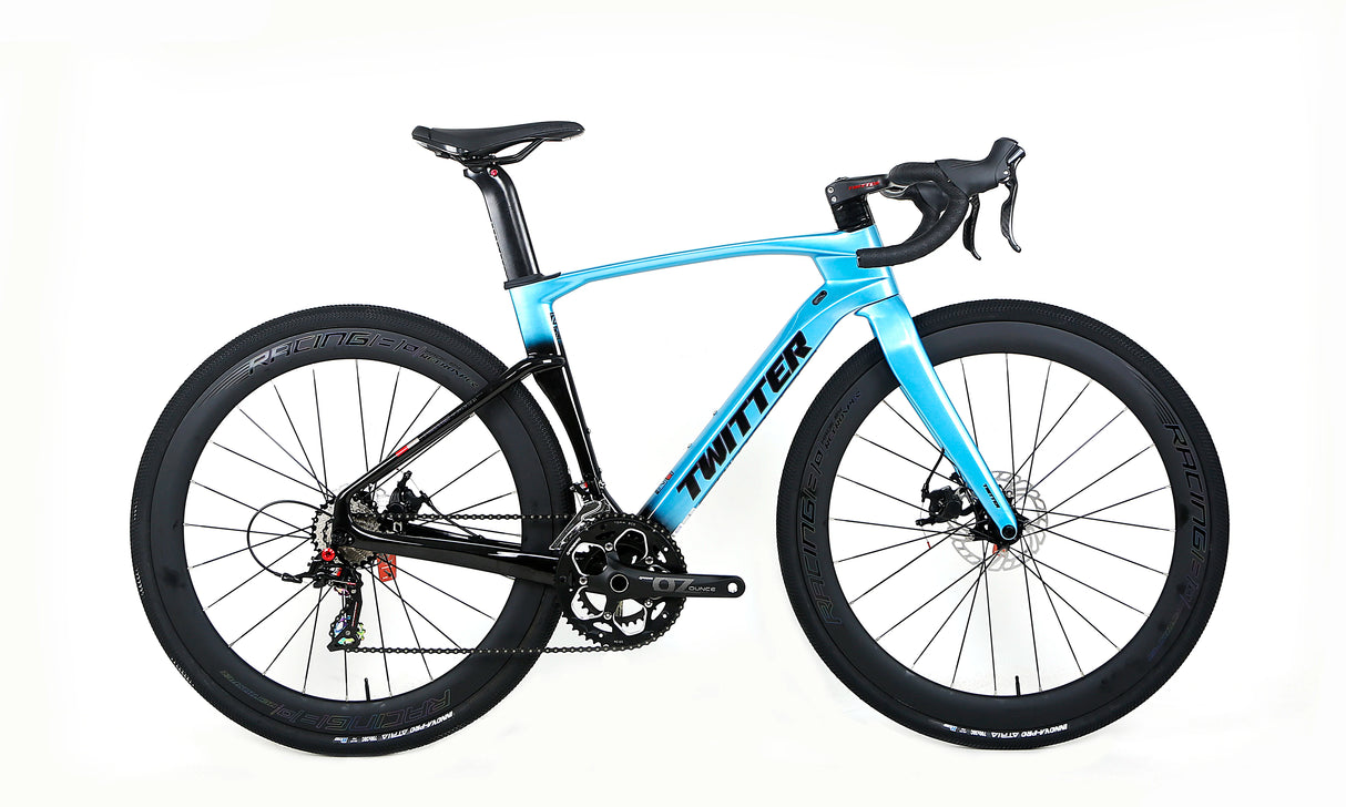 Twitter Road Bike GRAVEL V2 RS 24S Alloy Wheel aero Racing Bicycle Road Bikes 700c Carbon Fiber Bicycle