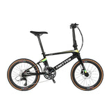 Twitter Bike F451  Foldable Bike Carbon Folding Bicycle Wheelset 20 Inch 22 Speed Carbon Folding Bike