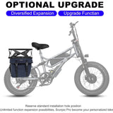 New Arrival Direct Factory Price High Power 1500W Dual 750W Motor Aluminum Alloy Fat Tire Electric Bike with Rear Shock Absorber