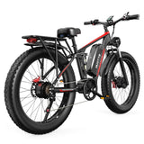 Duotts S26 1500W Ebike 120km elektrisches Fat Tire Bike 26*4.0 Snow Bike 26 Zoll Dual Motor MTB Mountainbike Voll federung Bicyc