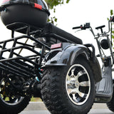 OEM ODM Custom Logo Available EHoodax 05WQ Electric Tricycle 18-Inch Fat Tire Closed Cargo Use 2000W Motor 30-50km/h 30-50km